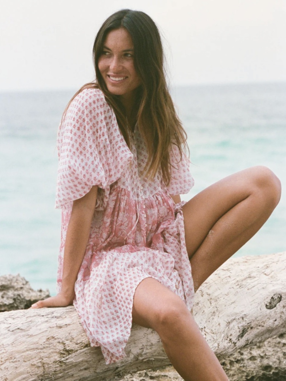 Daughter of India, Nora Mini Dress, Primrose